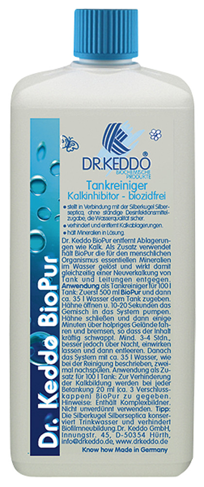 Tankreiniger und Kalkinhibitor Dr. Keddo BioPur 0.5