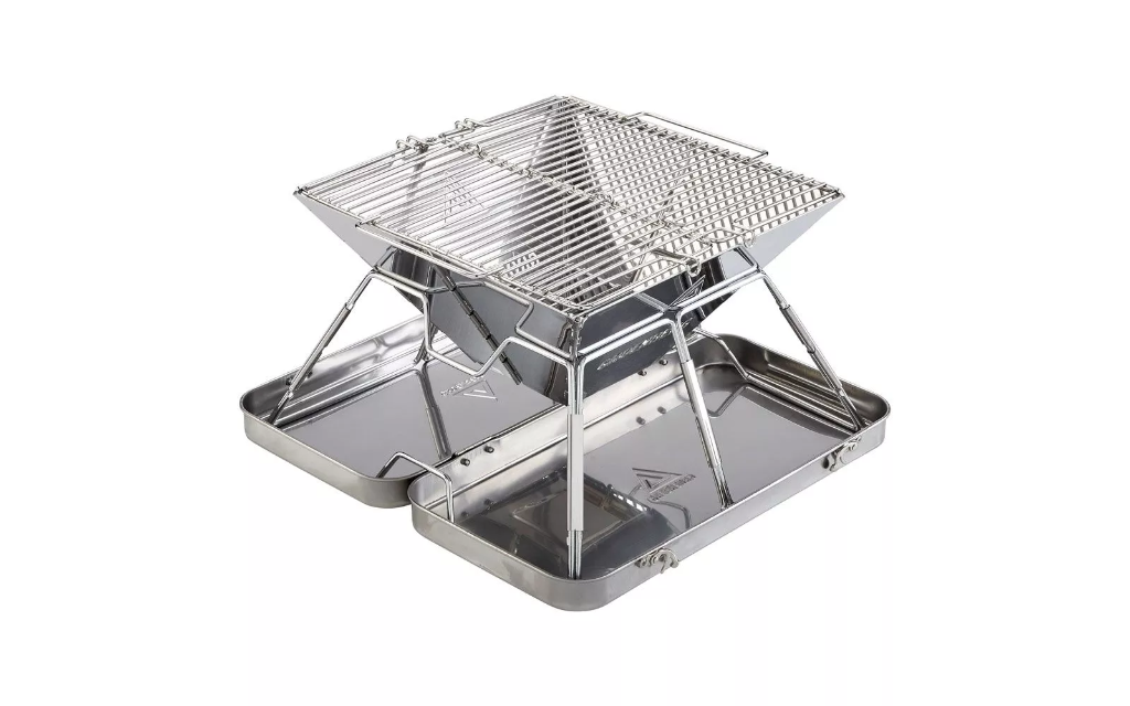 Barbecue, acier inoxydable, Eldfell Grill M Groenberg