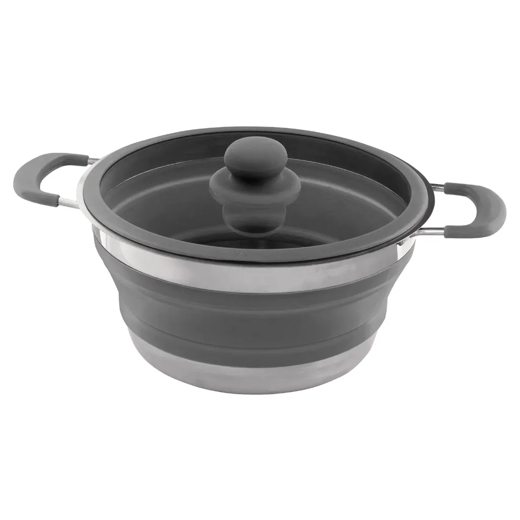 Pfanne mir Deckel 3,5L grau Eurotrail