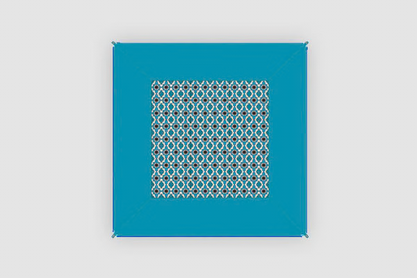 [9961701] Teppich verbindbar Zip-Carpet karibik hellblau Bent