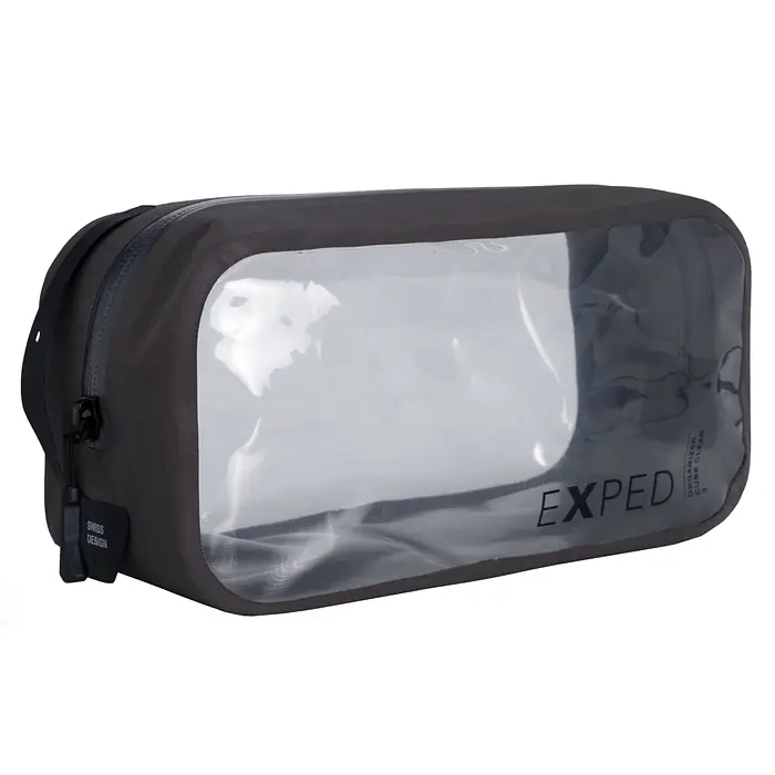 [7640277848818] Sac de rangement Organizer Cube Clear charcoal 6l Exped