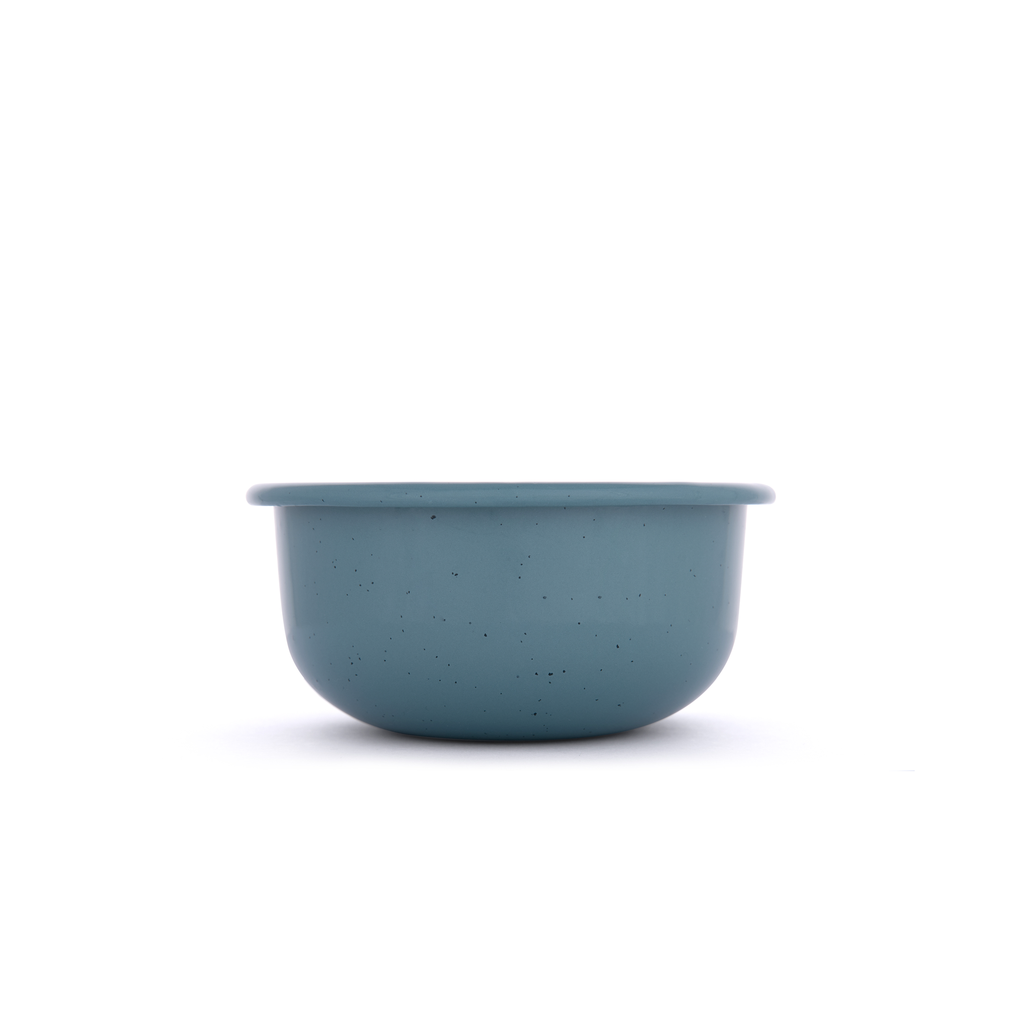 Beilagenschüssel Rolled Enamelware smoky blue Barebones
