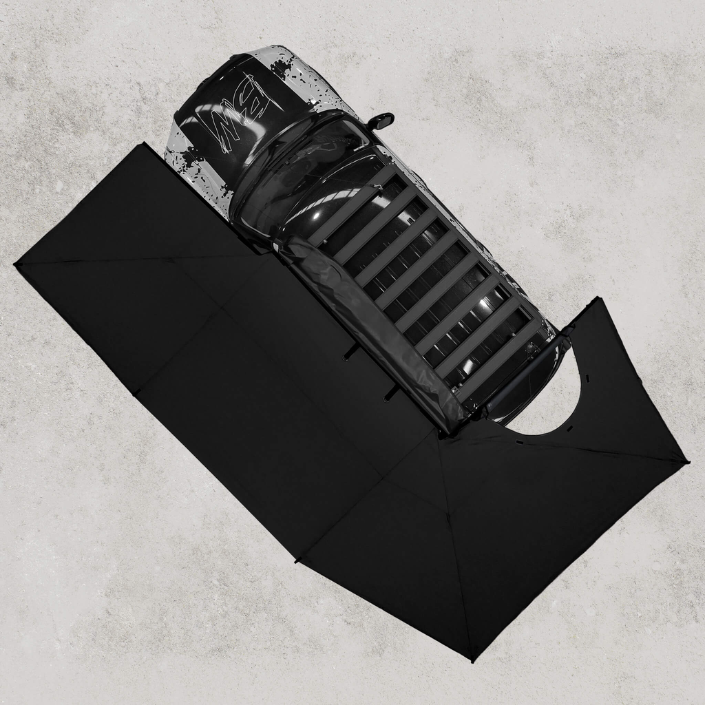 [BWEXTDRKDSKZIP] Markise 270° Extreme Darkness XL Squared Pro D-Zip Bushwakka (droite (RHS))