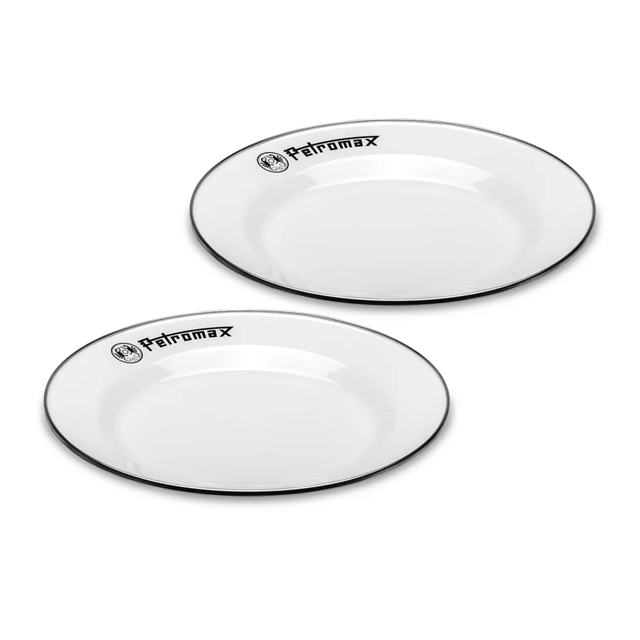 Ensemble de 2 assiettes en émail Petromax (36cm)