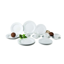 [63514] Set de vaisselle 20pcs Edelweiss Gimex