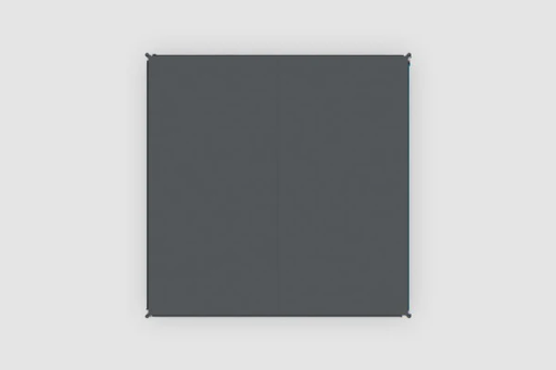 [9961703] Tapis connectable Zip Carpet uni gris foncé Bent