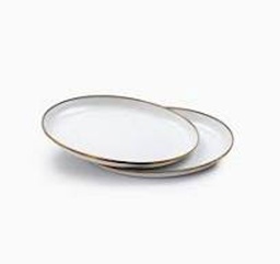 [CKW-392] Petites assiettes / Set / 2 Coquille D'Oeuf